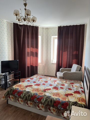 

1-к. квартира, 40 м², 2 кровати