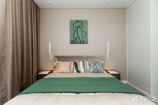 

1-к. квартира, 39 м², 1 кровать