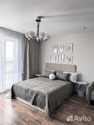 

Квартира-студия, 38 м², 2 кровати