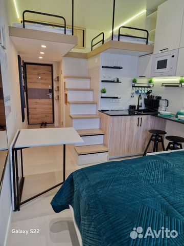 

Квартира-студия, 21 м², 2 кровати