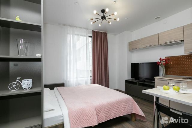 

Квартира-студия, 23 м², 1 кровать