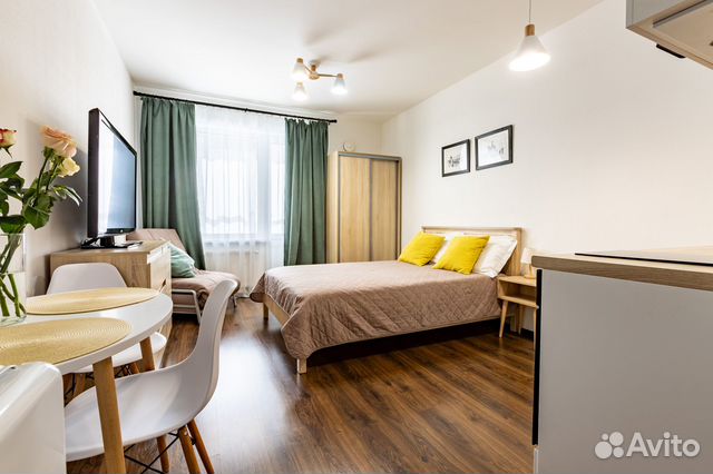 

Квартира-студия, 24,2 м², 2 кровати