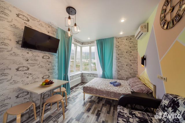 

Квартира-студия, 28 м², 2 кровати