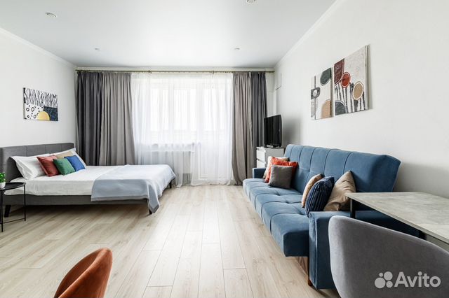 

Квартира-студия, 32 м², 2 кровати