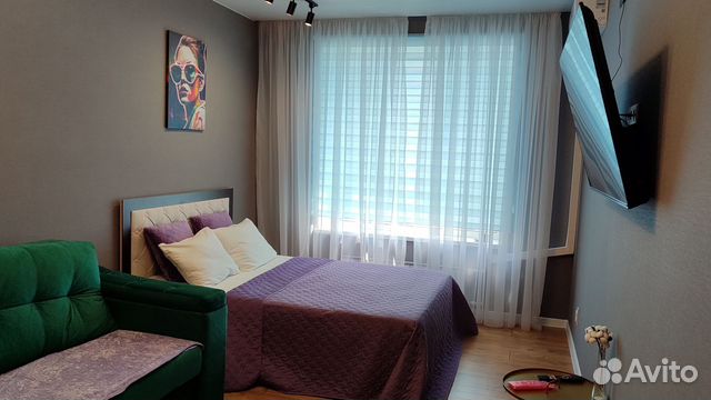 

1-к. квартира, 39 м², 2 кровати