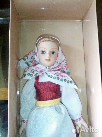 Кукла в летнем костюме Вологодской губернии