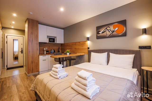 

Квартира-студия в апарт-отеле, 20 м², 1 кровать
