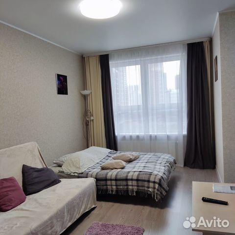 

1-к. квартира, 38 м², 2 кровати
