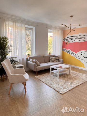 

2-к. квартира, 45 м², 2 кровати