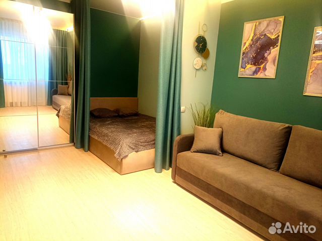 

1-к. квартира, 38 м², 3 кровати