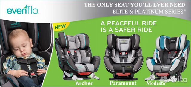 Автокресло новое Evenflo (США). В наличии 0-55кг Автокресло новое Evenflo (США). В наличии 0-55кг