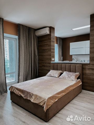 

Квартира-студия, 43 м², 2 кровати