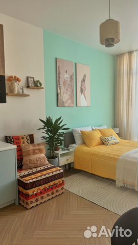 

Квартира-студия, 30 м², 2 кровати