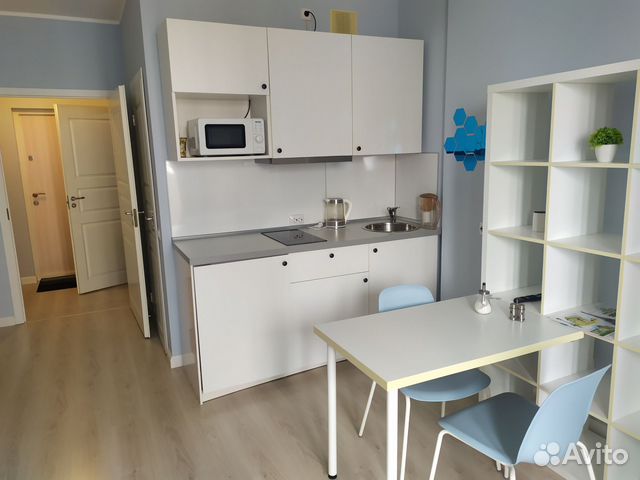 

Квартира-студия, 27 м², 1 кровать