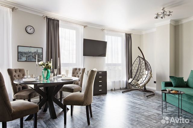 

1-к. квартира, 71,4 м², 2 кровати