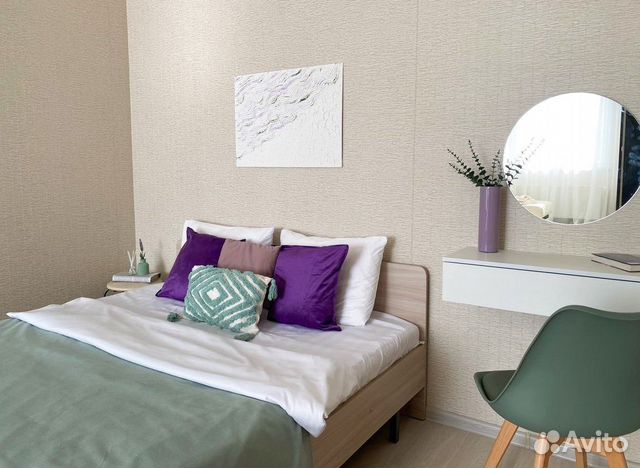 

1-к. квартира, 47 м², 2 кровати