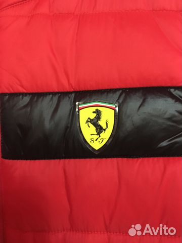 Жилет сф Ferrari 2020 стеганные пуховикИ Жилет сф Ferrari 2020 стеганные пуховикИ