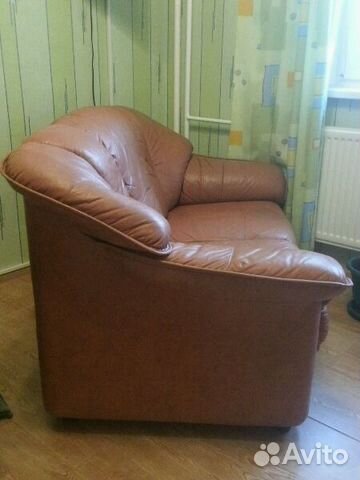Кожаный финский диван двухместный Кожаный финский диван двухместный
