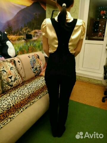 Полукомбинезон брюки р.44-46