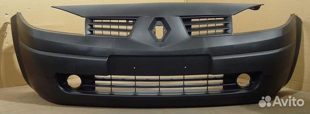 Передний бампер на Renault Megane 2006-2009 Передний бампер на Renault Megane 2006-2009