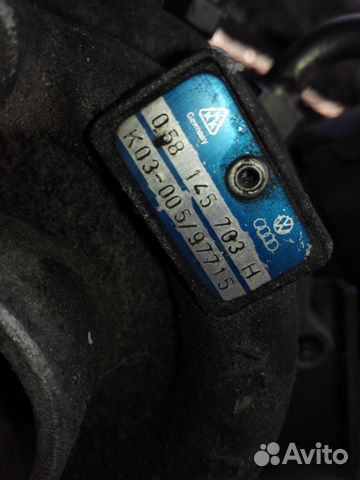 Турбина 058145703H K03-005/97715 Audi VW