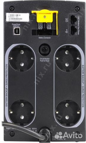 Ибп APC Back-UPS BX800CI, AVR 800va