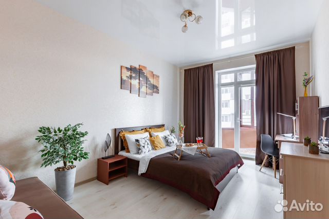 

1-к. квартира, 46 м², 4 кровати