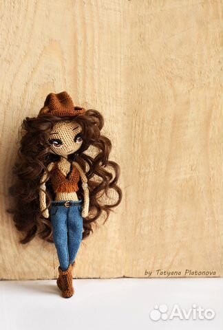 Игрушки. Вязаная кукла Джессика Игрушки. Вязаная кукла Джессика