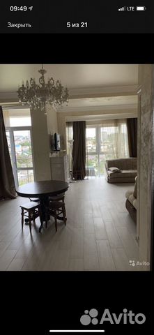 

Квартира-студия, 38 м², 2 кровати