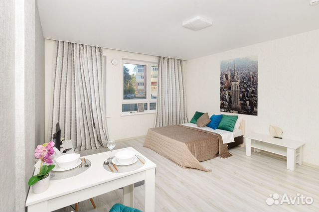 

Квартира-студия, 30 м², 1 кровать