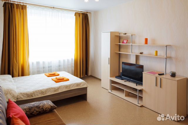 

1-к. квартира, 48 м², 2 кровати