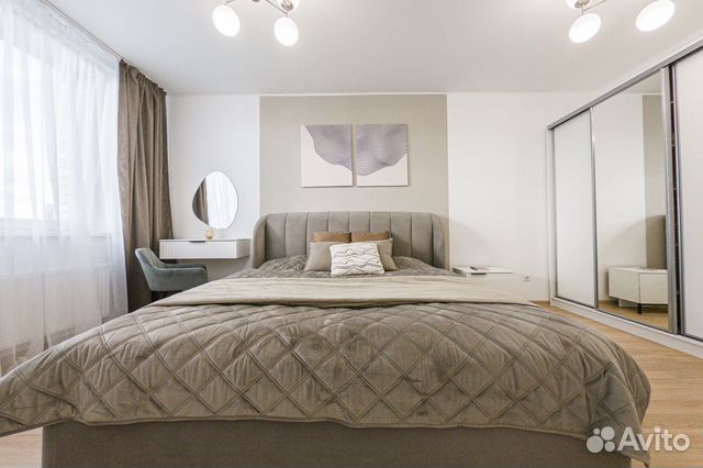 

1-к. квартира, 54 м², 2 кровати