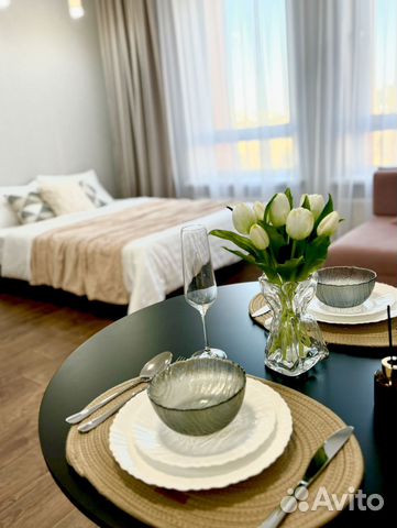 

Квартира-студия, 30 м², 2 кровати