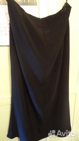 Юбки чёрн.макси, 50 и 52 р.можно для школы