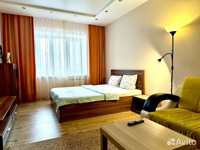 

1-к. квартира, 45 м², 2 кровати