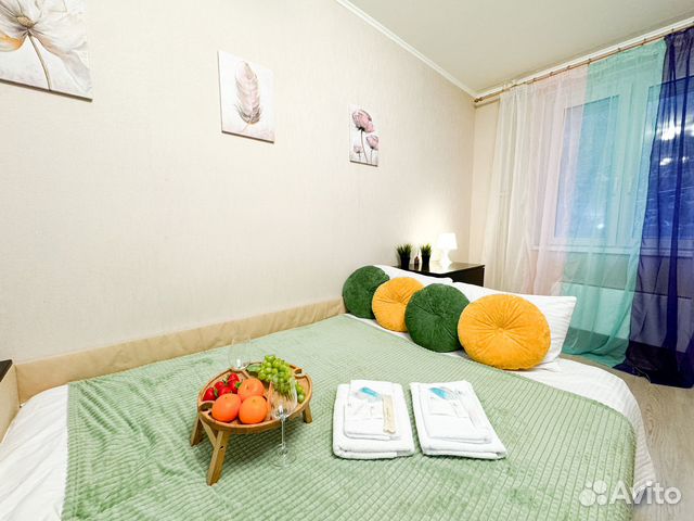 

1-к. квартира, 38 м², 2 кровати