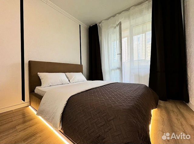 

1-к. квартира, 43 м², 2 кровати