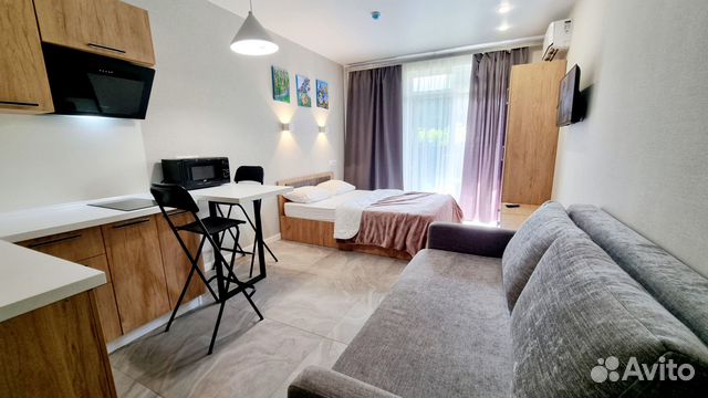 

Квартира-студия, 30 м², 3 кровати
