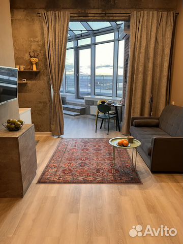 

Квартира-студия, 45 м², 2 кровати