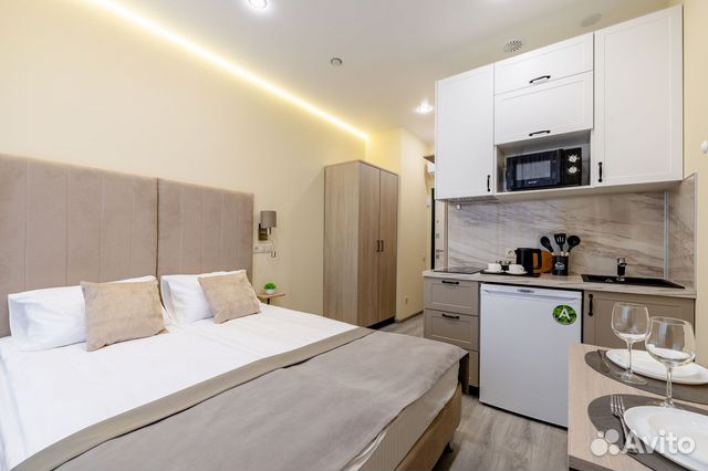 

Квартира-студия, 18 м², 1 кровать
