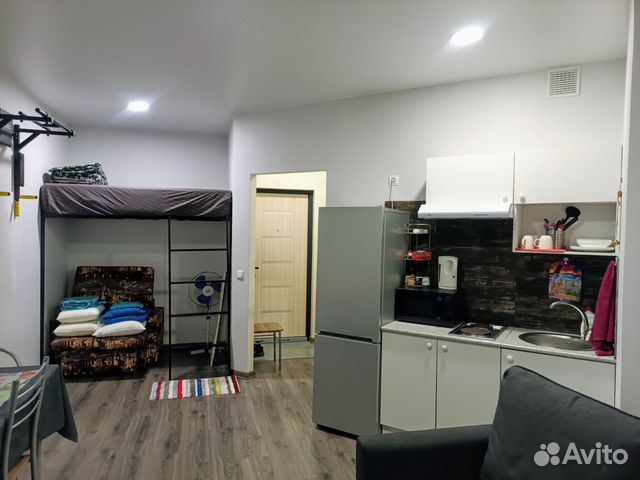 

Квартира-студия, 27 м², 3 кровати