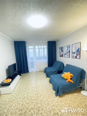 

1-к. квартира, 40 м², 3 кровати