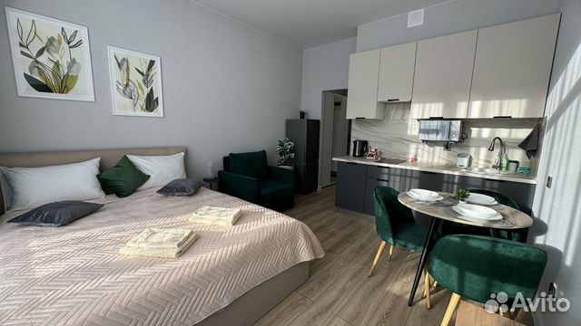 

Квартира-студия, 22,4 м², 2 кровати