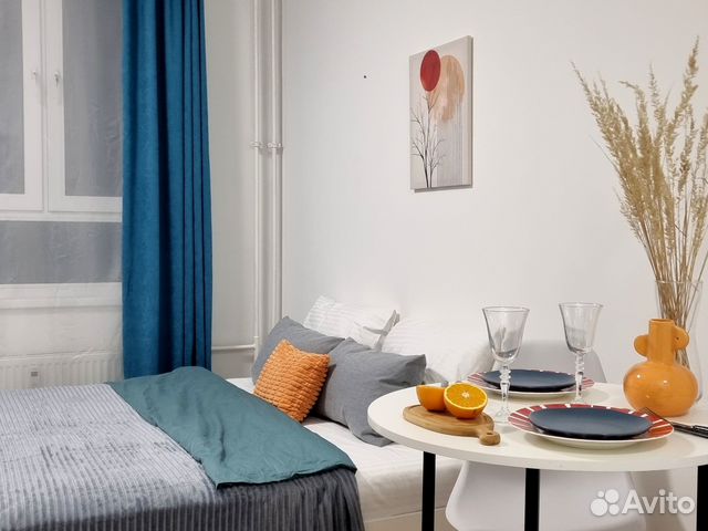 

Квартира-студия, 23 м², 2 кровати
