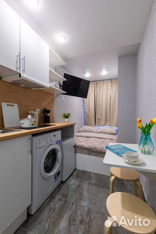

Квартира-студия, 10 м², 1 кровать