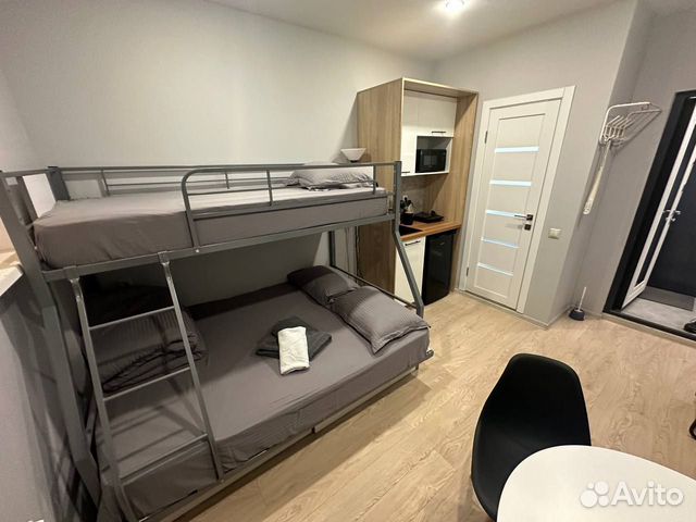 

Квартира-студия, 15 м², 2 кровати