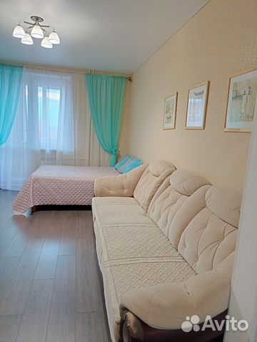 

1-к. квартира, 46 м², 2 кровати