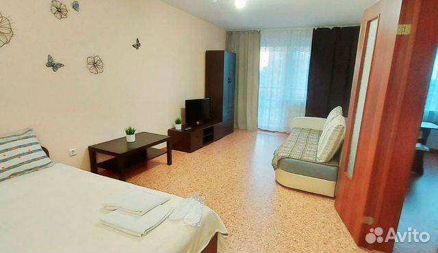 

1-к. квартира, 39 м², 3 кровати