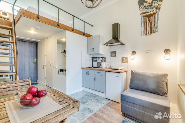 

Квартира-студия в апарт-отеле, 12 м², 2 кровати