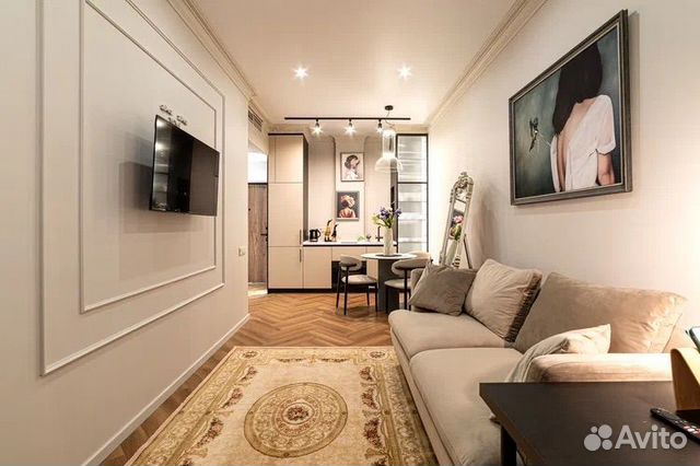 

1-к. квартира, 42 м², 3 кровати